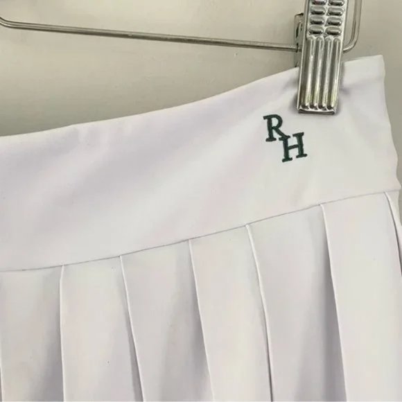 Recreational Habits Naomi White Pleated Tennis Skirt XL - Picture 4 of 4